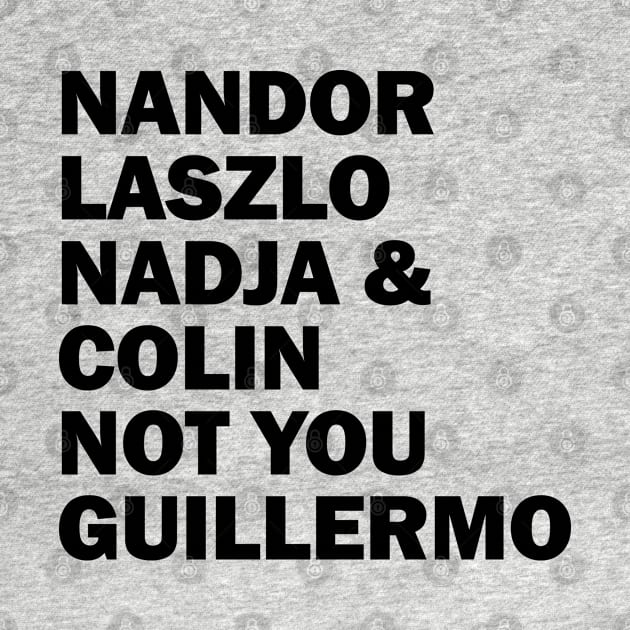 Nandor Laszlo Nadja And Colin Not You Guillermo by valentinahramov